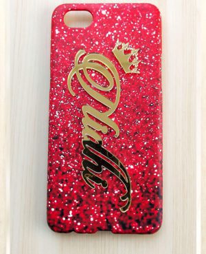 Customized Name 4D Acrylic Mobile Covers -