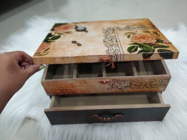 Jewellery/Makeup Organiser Box - PK014 - Image 3