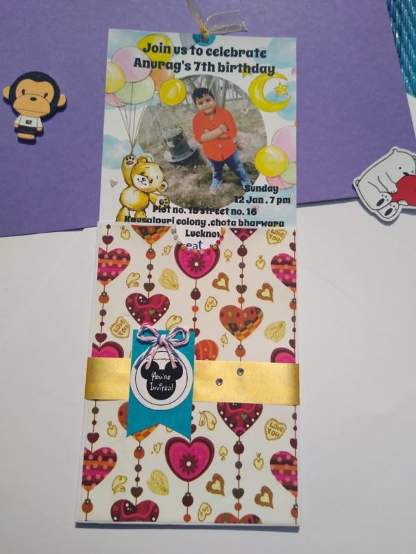 Birthday invitation card