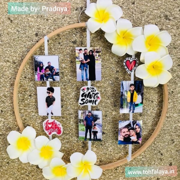 Floral photo frame