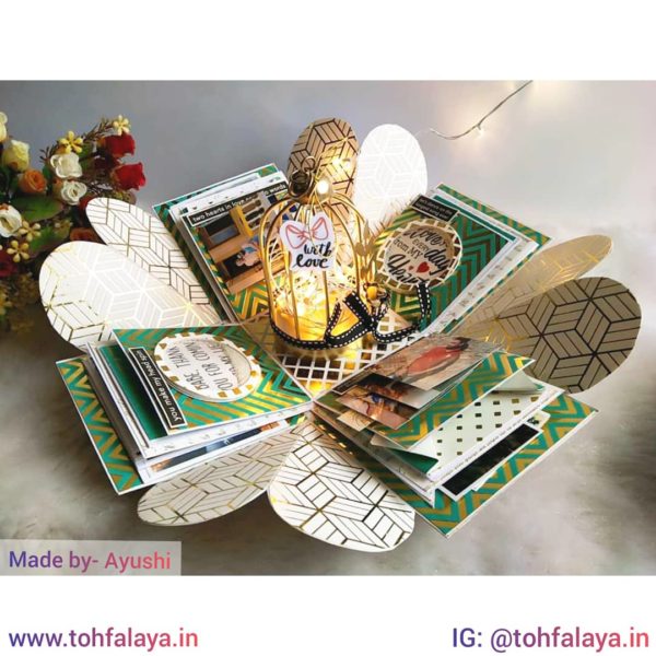 New Handmade | 3 Layered Glowing Explosion Box | Specially Designed For Anniversary & Birthday | Made By - Ayushi ________________