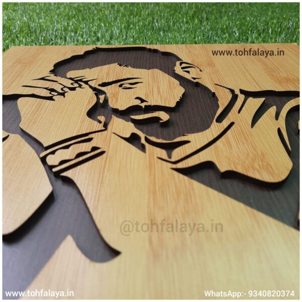 3D WOODEN ENGRAVED PORTRAIT- BOYFRIEND BIRTHDAY GIFT - Image 5