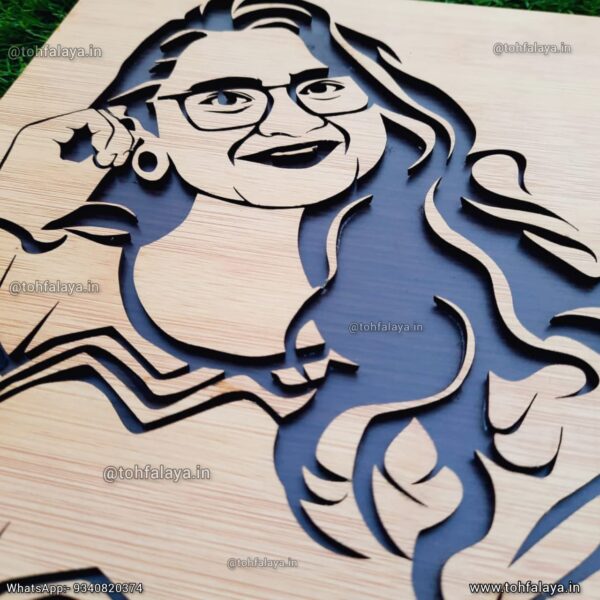 3D WOODEN ENGRAVED PORTRAIT - FOR BOYFRIEND - Image 4