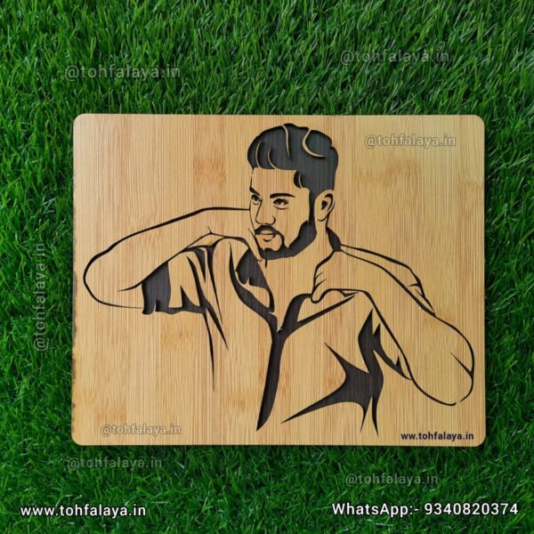 3D WOODEN ENGRAVED SOLO PORTRAIT - Best Gift For Boyfriend & Husband - Image 2