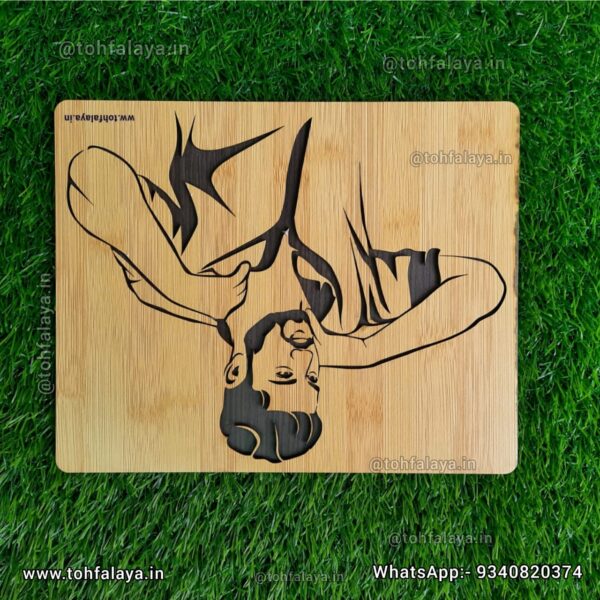 3D WOODEN ENGRAVED SOLO PORTRAIT - Best Gift For Boyfriend & Husband - Image 4