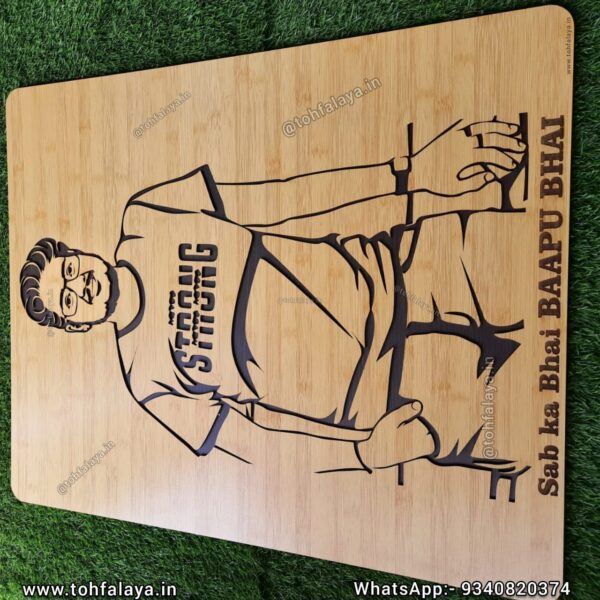3D Wooden Portrait Hand Assembled | Perfect Gift For All Occasion