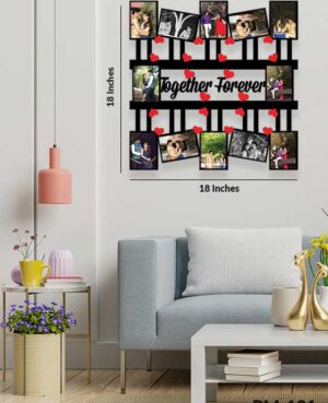 18x18 Together Forever Customized Photo Frame - Best Gift For Couples
