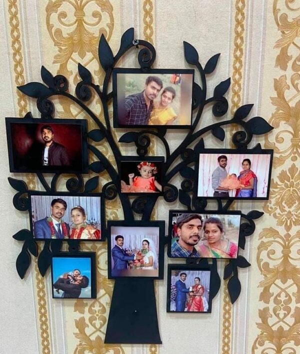 15x18 Inches Customized Family, Friends, Couple Tree Wooden Frame - Image 2