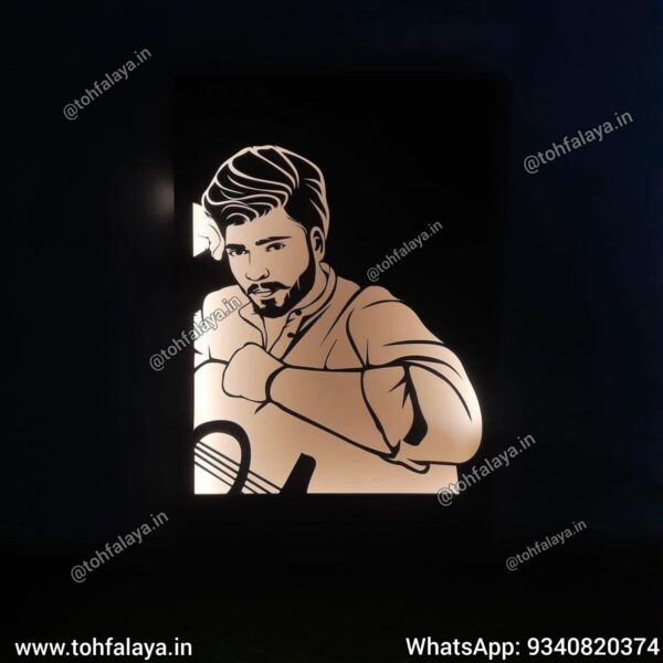 LED Wooden SOLO Portrait / Decal