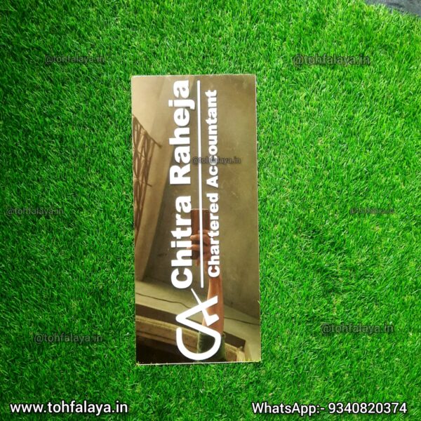 Personalized Acrylic Name Plate for CA(Chartered Accountant) - Image 6