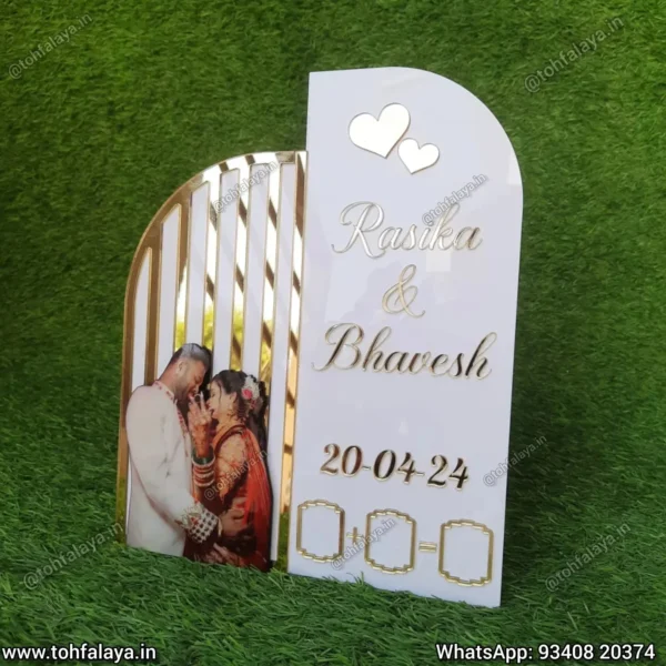 Acrylic Thumb Board Print Frame For Wedding & Nikah - Image 3