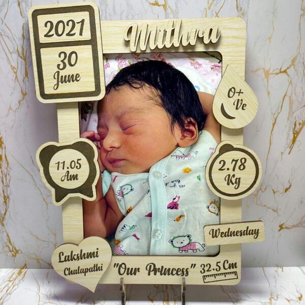 Personalized New Born Baby Photo Frames- Best Gift For New Born Babies - Image 9