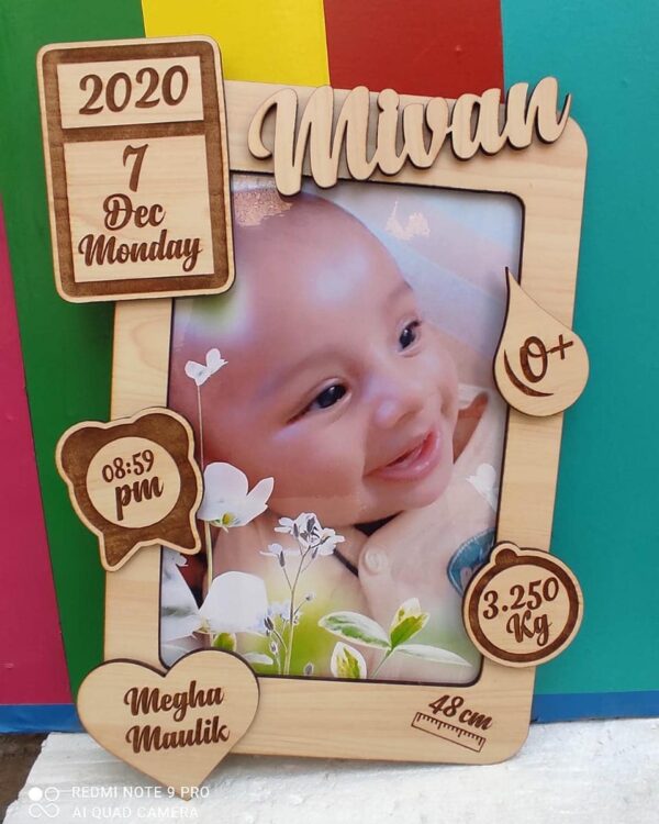 Personalized New Born Baby Photo Frames- Best Gift For New Born Babies - Image 5
