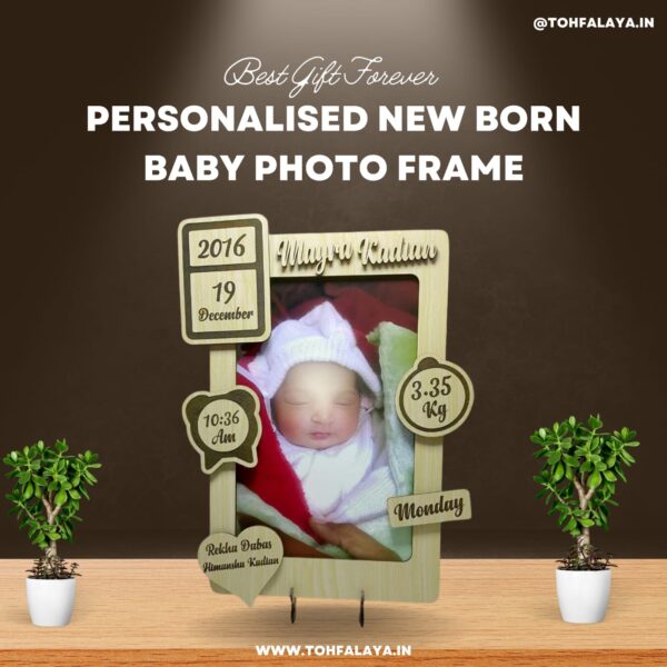 Personalized New Born Baby Photo Frames- Best Gift For New Born Babies
